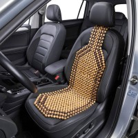 kapibala Breathable Wooden Bead Vehicle Seat Cushion, Massage Support for Car Seats, Enhances Comfort and Air Circulation